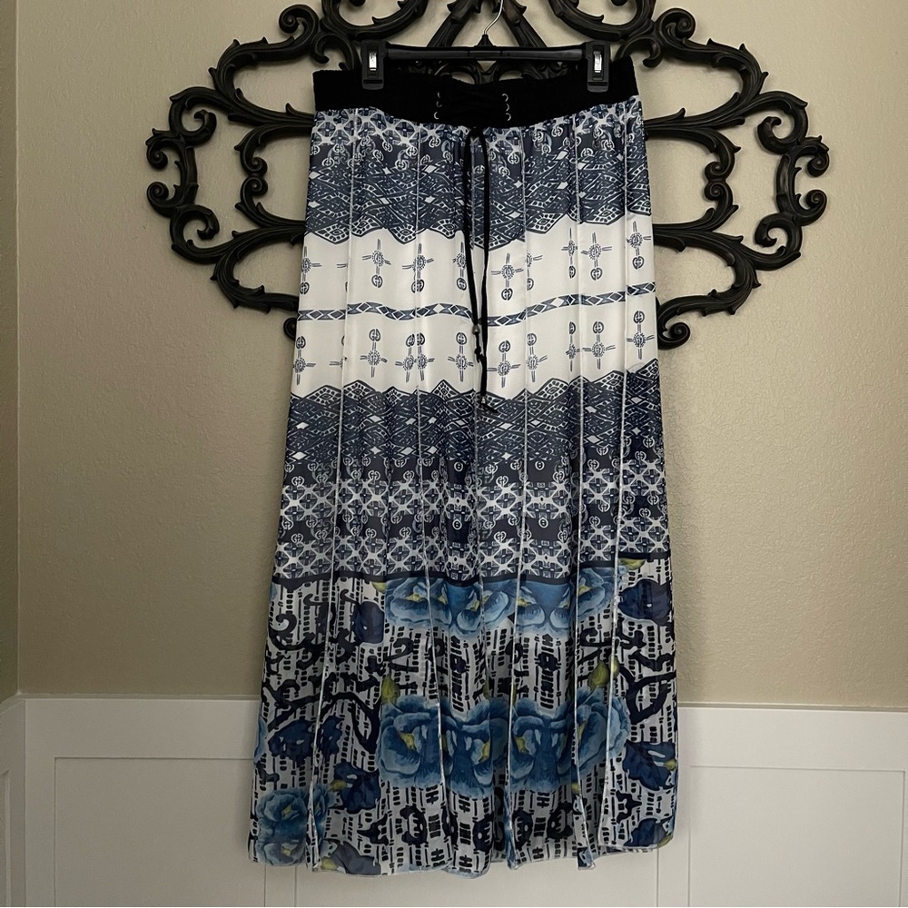 LAPIS Skirt Pull On Elastic Waist Lined Maxi Size XL - Picture 3 of 16